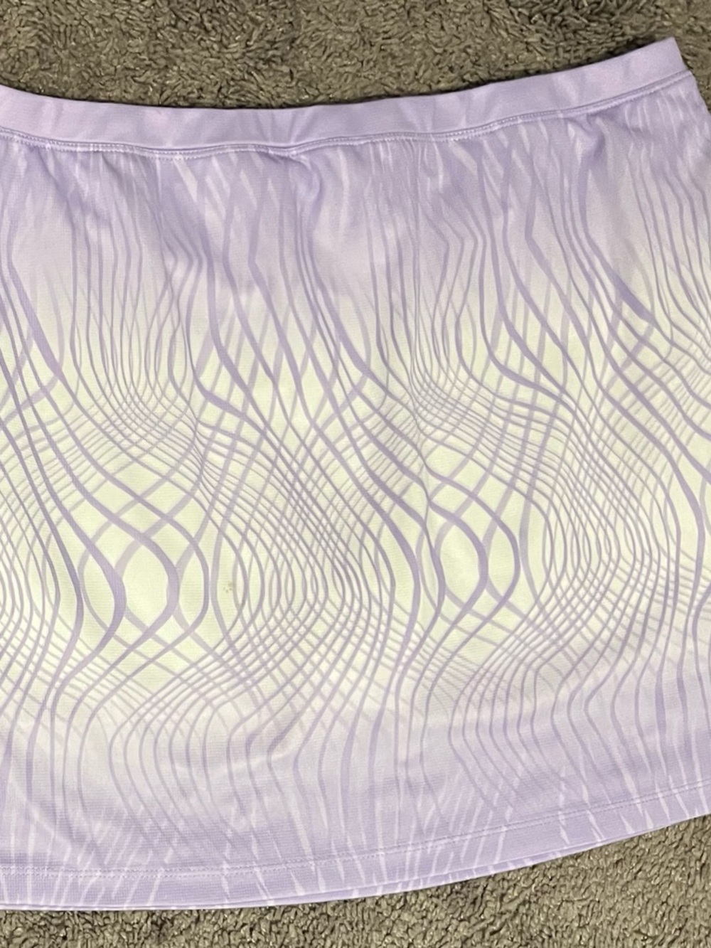 Izod Lilac&White PerformX Cool FX Athletic Skort Golf, Pickleball Size Large